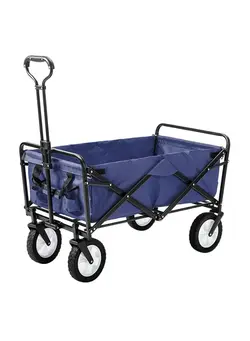 چمدان و ساک مسافرتی چمدان تک Heavy Duty Foldable Trolley Blue 