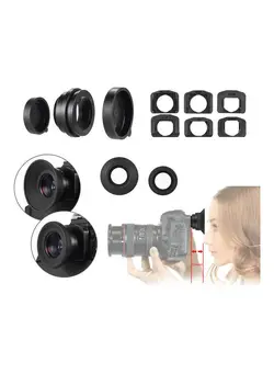 لوازم جانبی فیلم‌برداری و عکاسی اکسسوری حرفه‌ای Fixed Focus Viewfinder for DSLR Sport Camera Black 