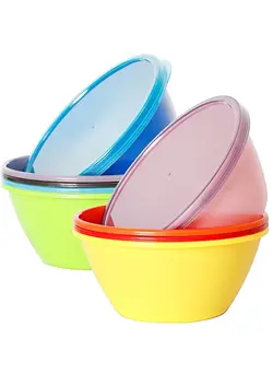 ظروف و لوازم سرو غذا کاسه Plastic Bowls with Lids 