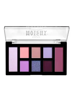 آرایشی صورت سایر 8 Shades Matchy-Matchy Monochromatic Make-Up Palette Lilac 