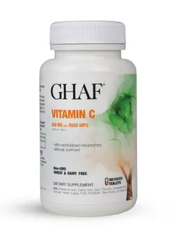 ویتامین و ساپلیمنت مکمل‌های گوارشی vitamin c 500 mg 100 coated tablets gluten free