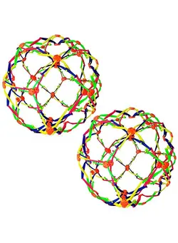 گجت، فیجت و سرگرمی اسپینر Collapsible Ball Toy Set Of 2 Expanding Mini Spheres For Kids Stress Relief Fidget Toy For Adhd Anxiety Autistic Children Great Party Favor And Gift For Boys And Girls 