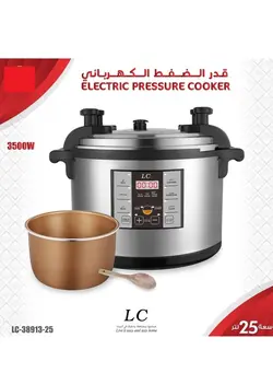 پلوپز، زودپز و آرام‌پز زودپز Electric Pressure Cooker 25L 3500W 