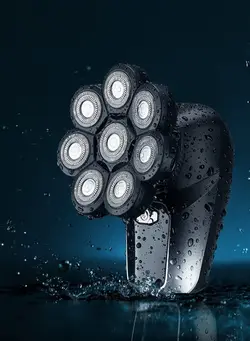 6 in 1 Electric Razor for Men 8D Multifunctional Bald Head Shaver Grooming Kit USB Rechargeable 