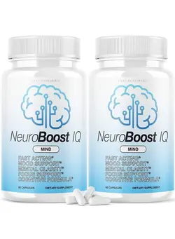 ویتامین و ساپلیمنت مکمل‌های گوارشی (2 Pack) Neuro Boost IQ Supplement Brain Pills Mind Ben Carson Neurobooster Neuroboostiq (120 Capsules)