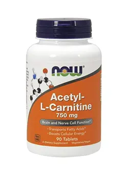 ویتامین و ساپلیمنت مکمل‌های گوارشی Acetyl-L Carnitine 750 mg - 90 Tablets