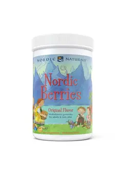 ویتامین و ساپلیمنت مکمل‌های گوارشی Nordic Berries Citrus 200 Gummy Berries Greattasting Multivitamin For Ages 2+ Growth Development Optimal Wellness Nongmo Vegetarian 50 Servings