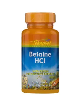 ویتامین و ساپلیمنت مکمل‌های گوارشی Betaine HCl Dietary Supplement - 90 Tablets
