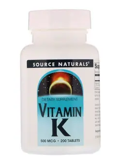 ویتامین و ساپلیمنت مکمل‌های گوارشی Vitamin K - 200 Tablets