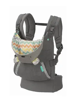 لوازم حمل آغوش Ergonomic Hoodie Baby Carrier With Removable Canopy Grey 