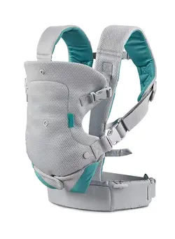 لوازم حمل آغوش 4-In-1 Kids Convertible Carrier With Comfortable Hip Seat And Buckle Strap - Grey 