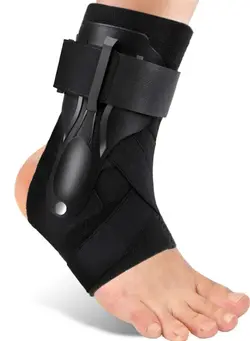 تجهیزات محافظتی بازو، زانو و ساق پا Ankle Brace, Ankle Support Brace for Ankle Sprains, Ankle Braces for Men Women, Ankle Support Sprained Ankle Brace for Basketball Soccer Volleyball - L 