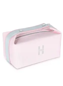 زیبایی و آرایش سایر Makeup Bags, Large Capacity Travel Cosmetic Bag, Fashion Portable Canvas Makeup Bag with Handle and Divider, Makeup Organizer Travel Bag for Women (Pink) 