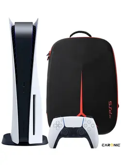 لوازم جانبی لوازم جانبی کنسول Storage Bag Travel Protective Case Handbag Shoulder compatible With PS5 Console Storage Package Black 