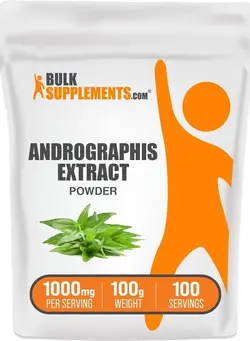 ویتامین و ساپلیمنت مکمل‌های گوارشی Andrographis Extract Powder - Andrographis Paniculata - Herbal Supplement - Immune Support Supplement - 1000mg per Serving, 100 Servings (100 Grams - 3.5 oz)