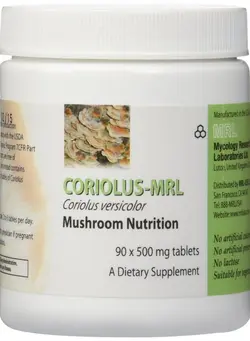 ویتامین و ساپلیمنت دمنوش و مکمل‌های گیاهی Coriolus Versicolor-MRL 500 mg 90 tabs