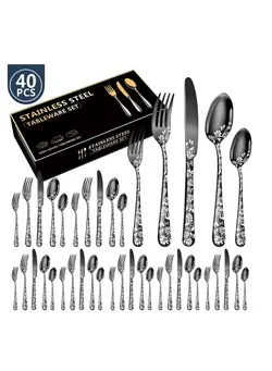 قاشق و چنگال ست قاشق و چنگال Tableware Set Stainless Steel 40pcs 