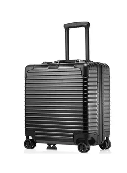 چمدان و ساک مسافرتی چمدان تک Premium Expandable Aluminum Frame ABS & PC Suitcase 18 Inch 
