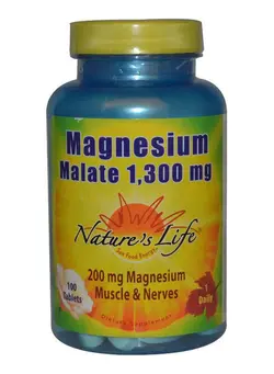 ویتامین و ساپلیمنت مکمل‌های گوارشی Magnesium Malate Dietary Supplement - 100 Tablets