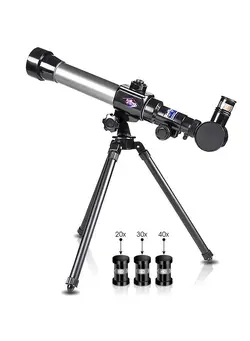 یادگیری و آموزشی خورشیدی Telescope For Starters Includes Tripod Stand And 20X 30X 40X Eyepieces Expensive Birthday Gifts For Kids Ages 3+ 
