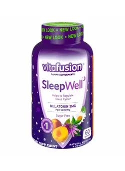 ویتامین و ساپلیمنت مکمل‌های گوارشی Vitafusion Sleep Well Gummy Vitamins, 60 gummies