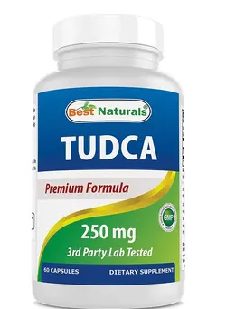 ویتامین و ساپلیمنت مکمل‌های گوارشی Best Naturals TUDCA 250mg 60 capsules