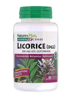 ویتامین و ساپلیمنت مکمل‌های گوارشی Herbal Actives Licorice (DGL) - 60 Capsules