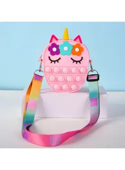 گجت، فیجت و سرگرمی پاپ ایت Bubble Sensory Fidget Shoulder Bag Toy 13.6 x 9.7 x 4cm 