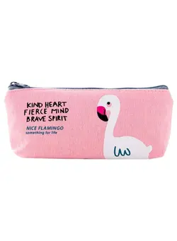کیف، کوله‌پشتی و چتر چتر Flamingo Printed Pencil Case Pink 