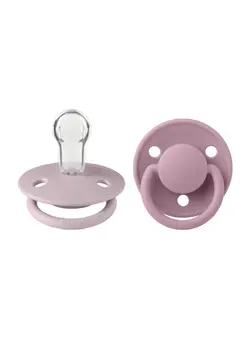 تغذیه و نگهداری کودک پستانک Pack of 2 De Lux Silicone Onesize Dusky Lilac and Heather 