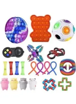 گجت، فیجت و سرگرمی پاپ ایت Push Pop Bubble Sensory Fidget Toys Set 