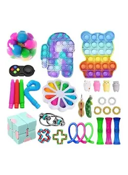 گجت، فیجت و سرگرمی پاپ ایت Push Pop Bubble Sensory Fidget Toys Set 