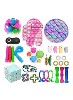 گجت، فیجت و سرگرمی پاپ ایت Push Pop Bubble Sensory Fidget Toys Set 