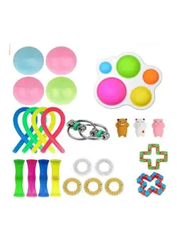 گجت، فیجت و سرگرمی پاپ ایت Push Pop Bubble Sensory Fidget Toys Set 