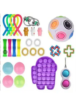 گجت، فیجت و سرگرمی پاپ ایت Push Pop Bubble Sensory Fidget Toys Set 