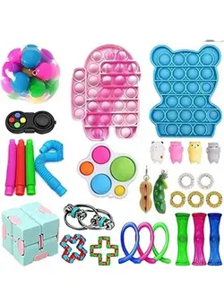 گجت، فیجت و سرگرمی پاپ ایت Push Pop Bubble Sensory Fidget Toys Set 