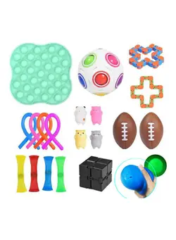 گجت، فیجت و سرگرمی پاپ ایت Push Pop Bubble Sensory Fidget Toys Set 