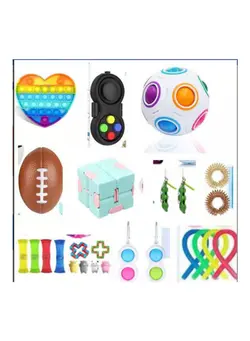 گجت، فیجت و سرگرمی پاپ ایت Push Pop Bubble Sensory Fidget Toys Set 