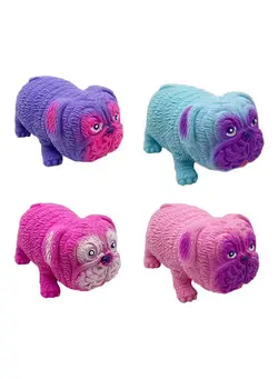 گجت، فیجت و سرگرمی اسپینر 4-Piece Dog Shaped Squeeze Toy Set 