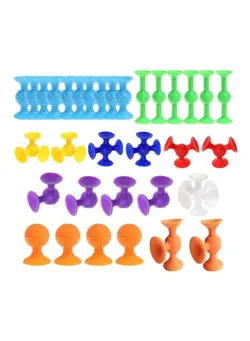 گجت، فیجت و سرگرمی اسپینر 33-Piece Silicone Stress Sensory Toy Set 