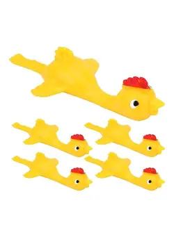 گجت، فیجت و سرگرمی اسپینر 5-Piece Slingshot Chicken Rubber 