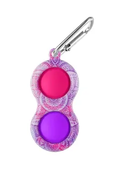 گجت، فیجت و سرگرمی پاپ ایت Fidget Simple Dimple Toy Keychain 