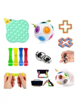 گجت، فیجت و سرگرمی پاپ ایت Stress Relief And Anxiety Toys Set 