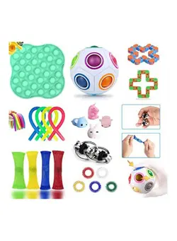 گجت، فیجت و سرگرمی پاپ ایت Push Bubble Sensory Fidget Toy Set 