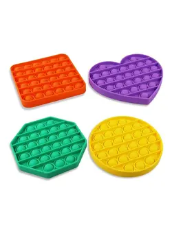گجت، فیجت و سرگرمی پاپ ایت 4-Piece Push Pop It Bubble Fidget Sensory Toys 