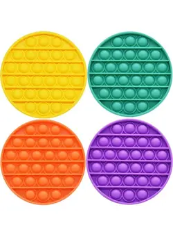گجت، فیجت و سرگرمی پاپ ایت 4-Piece Pop Bubble Sensory Fidget Toys Game 