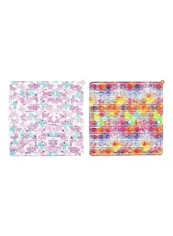 گجت، فیجت و سرگرمی پاپ ایت 2-Piece Big Size Push Pop Bubble Sensory Fidget Toys 