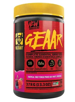 مکمل‌های ورزشی آمینو اسید Mutant Geaar Aminos Tropical Fruit Punch 30 Servings