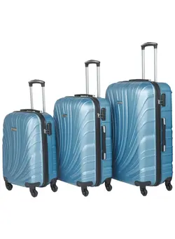 چمدان و ساک مسافرتی ست چمدان Hardside 3 Piece Set Of Luggage Trolley 