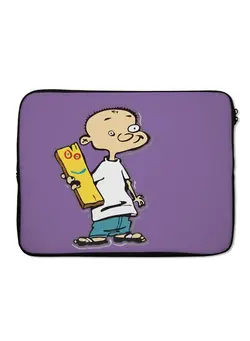 کیف، کوله‌پشتی و چتر کیف و کوله لپ تاپ Ed Edd And Eddie Printed Protective Sleeve For 12 inch Laptop Purple/White/Yellow 